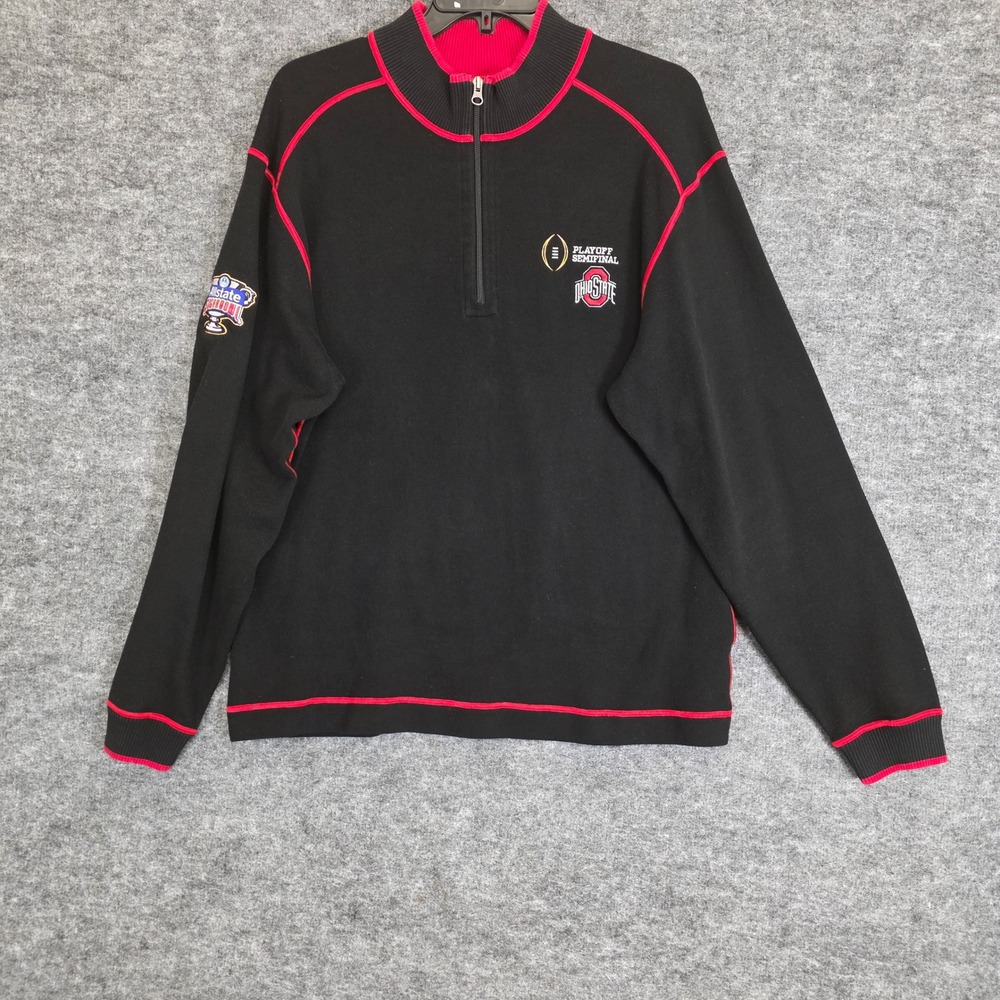 Ohio State Buckeyes NCAA Playoff Semifinal Sugar Bowl Quarter Zip Mens‎  Large